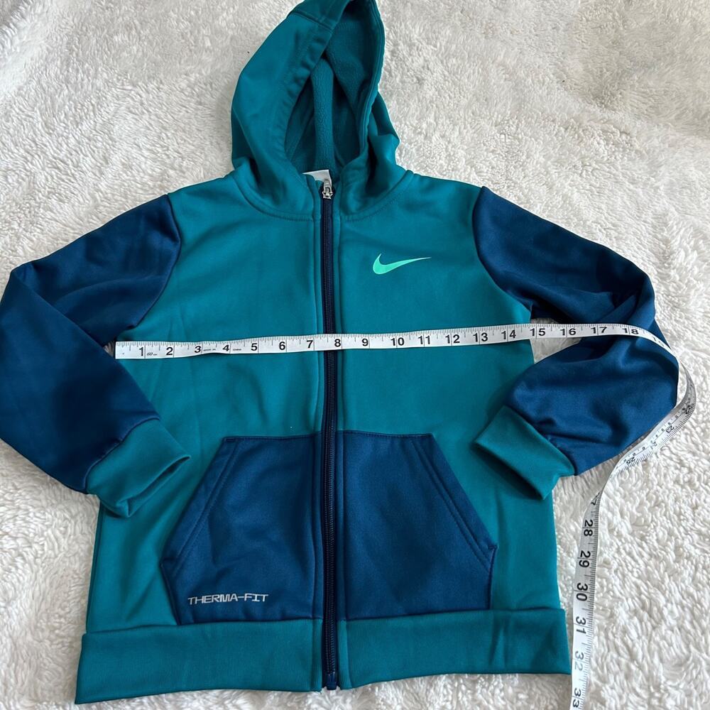Nike Therma-Fit Fleece Full Zip Boys Sz 7 Sports Preppy School Athleisure Casual - Picture 4 of 7